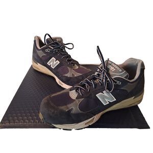 Vintage New Balance 991 Mens Size 10 EEEE Sneakers M991NV Navy USA Check Photos